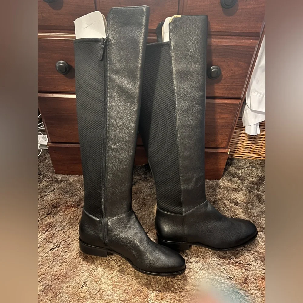 🎈 NWOT 🎈 Cole Haan black leather boots - Picture 4 of 7